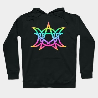 Triple Moon Triquetra Pentagram Hoodie